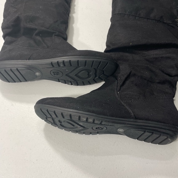 R2 Black and Gray Faux Fur Winter Boots Size 8.5 SB-50 - Picture 8 of 8